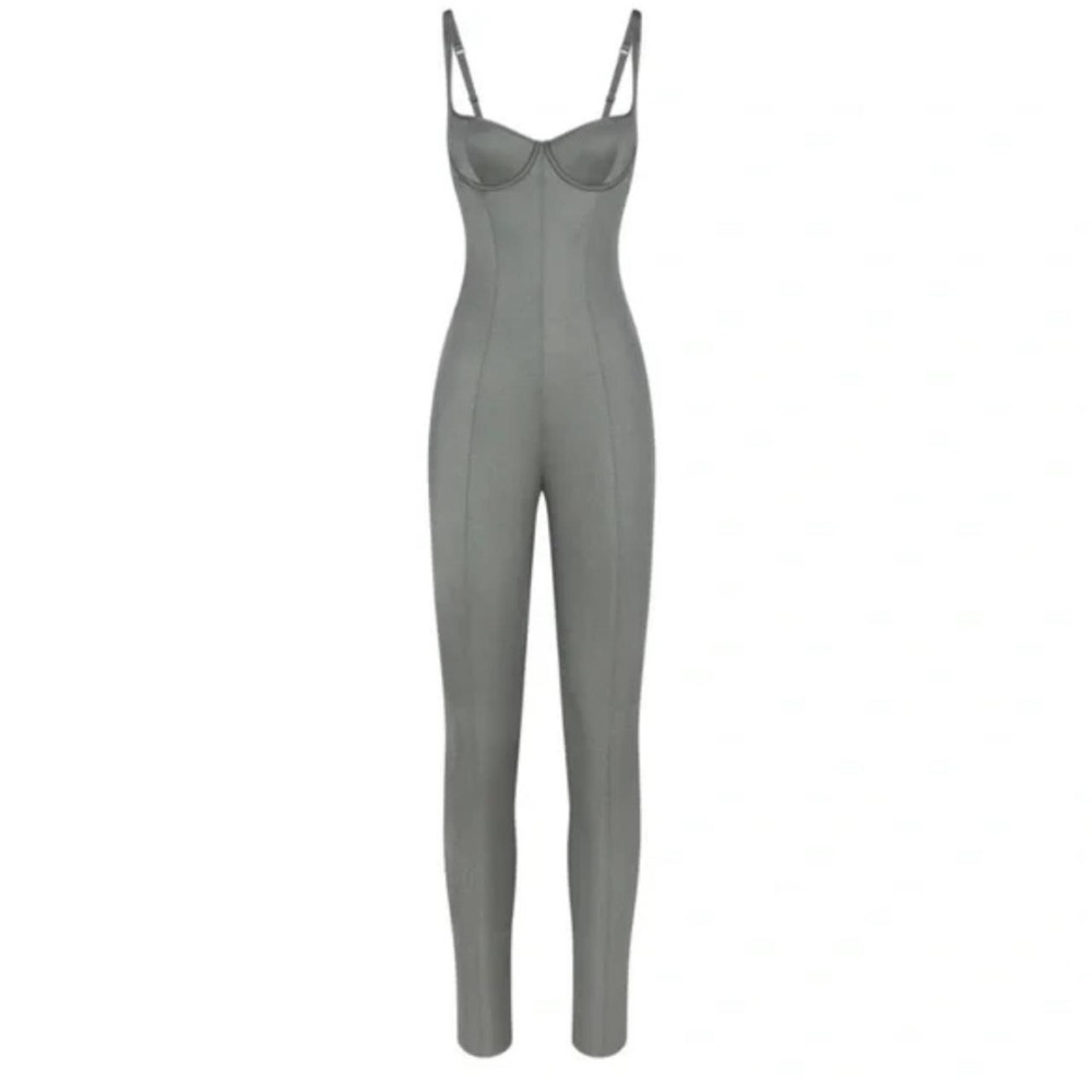 SKIMS Gray Jumpsuit Balconette